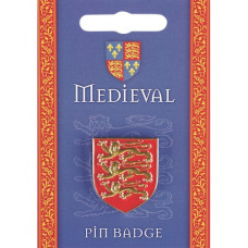 Medieval 3 Lions Pin Badge