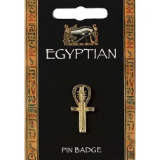 Ankh Pin Badge - Gold Plated