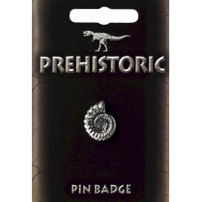 Ammonite Pin Badge - Pewter