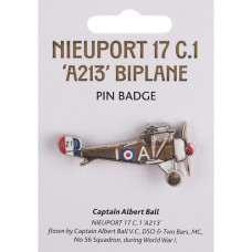 Nieuport 17C Biplane Pin Badge