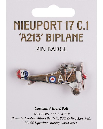 Nieuport 17C Biplane Pin Badge