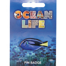 Tang Fish 3D Pin Badge
