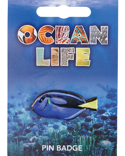 Tang Fish 3D Pin Badge