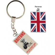 Briton Wants You Double Sided Key-Ring Briton Wants You Double Sided Key-Ring