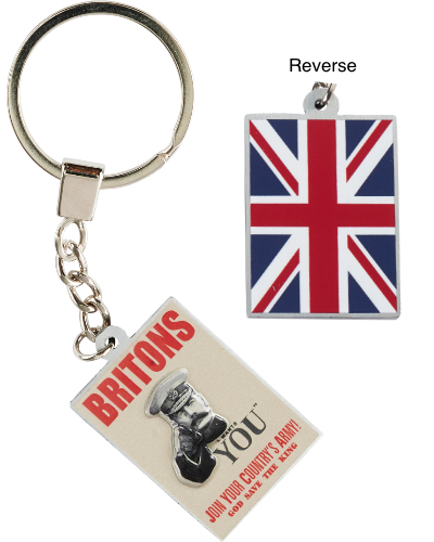 Briton Wants You Double Sided Key-Ring Briton Wants You Double Sided Key-Ring