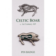 Celtic Boar Enamel Pin Badge