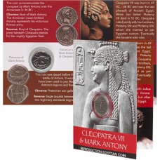 Cleopatra & Mark Antony Coin Pack - Galley Denarius