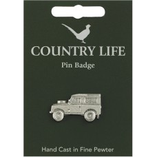 Country Life 4X4 Pin Badge - Pewter