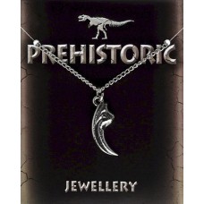 Claw Pendant on Chain - Pewter