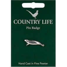 Country Life Seal Pin Badge - Pewter