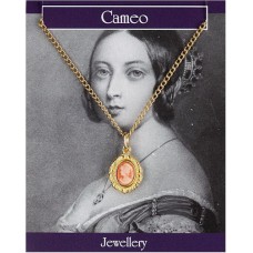 Miniature Cameo Pendant - Gold Plated