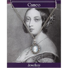 Miniature Cameo Pendant - Pewter