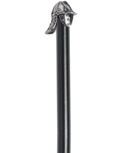 Roundhead Helmet Pencil Topper - Pewter