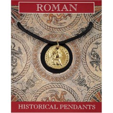 Domitian Coin Pendant - Gold Plated