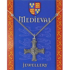 Medieval Cross Pendant - Pewter