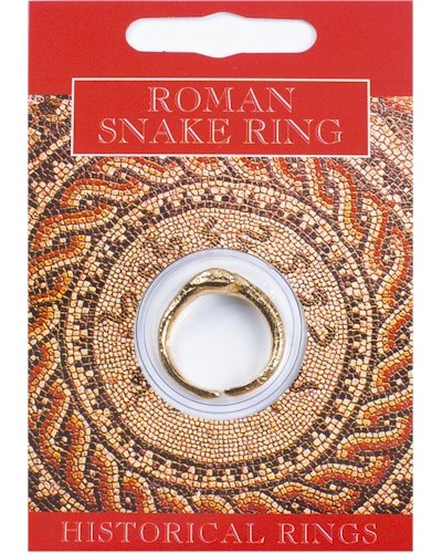 Double Headed Snake Ring - Gold Plated