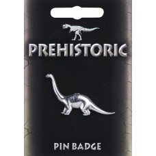 Diplodocus Pin Badge - Pewter