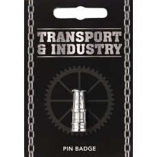 Davy Lamp Pin Badge - Pewter