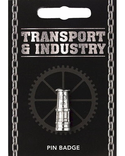 Davy Lamp Pin Badge - Pewter