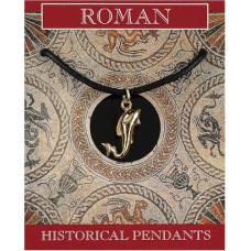 Roman Dolphin Pendant - Gold Plated