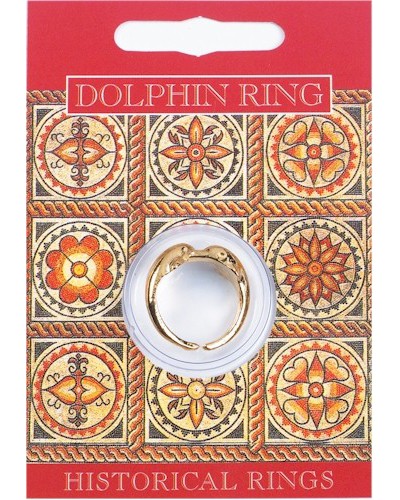 Roman Dolphin Ring - Gold Plated