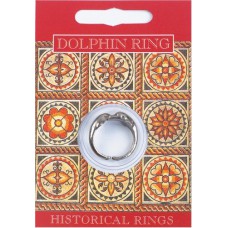 Roman Dolphin Ring - Pewter