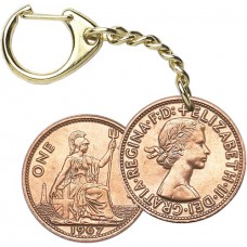 Penny Key-Ring - Elizabeth II