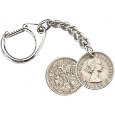 Sixpence Key-Ring - Elizabeth II