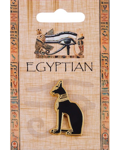 Egyptian Cat Enamel Pin Badge