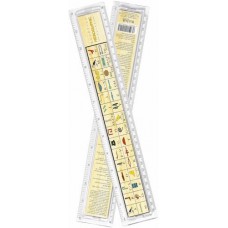 Egyptian Hieroglyphic Ruler 30cm