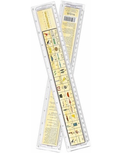 Egyptian Hieroglyphic Ruler 30cm