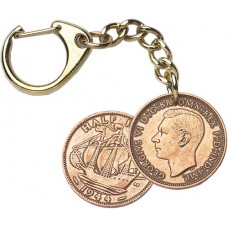 Half Penny Key-Ring - George VI