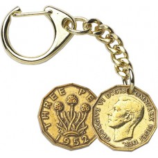 Threepence Key-Ring - George VI