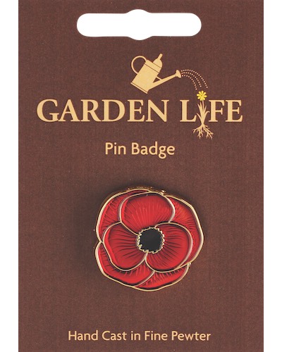 Poppy Enamel Pin Badge