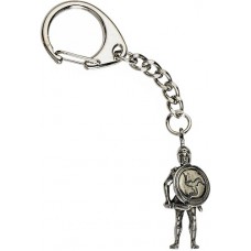 Greek Warrior Figure Key-Ring