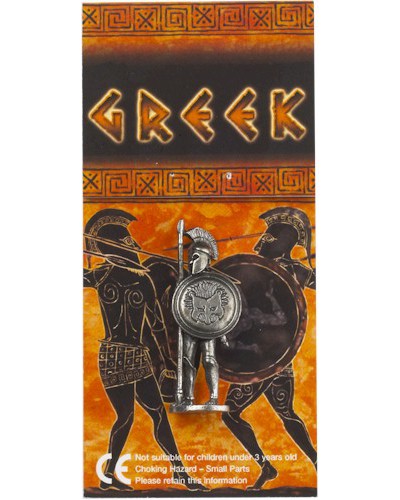 Single Greek Warrior Figure