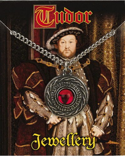 Henry VIII Gem Pendant - Pewter