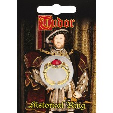 Henry VIII Gem Ring - Gold Plated