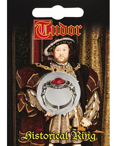 Henry VIII Gem Ring - Pewter
