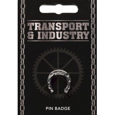 Horseshoe Pin Badge - Pewter