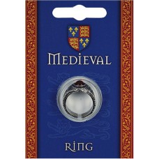 Knight’s Gem Ring - Pewter