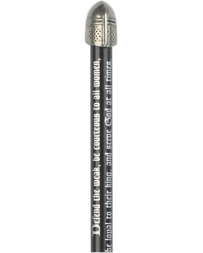 Knight's Helmet Pencil Topper