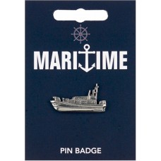 Lifeboat Pin Badge - Pewter