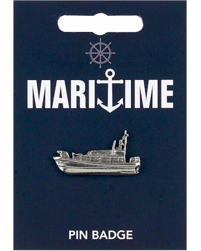 Lifeboat Pin Badge - Pewter