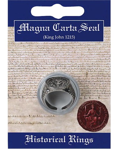 Magna Carta Seal Ring - Pewter