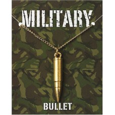 Bullet Pendant - Gold Plated