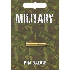Bullet Pin Badge - Gold Plated