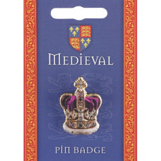 Medieval Crown Pin Badge