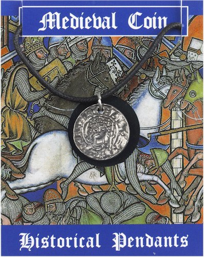 Medieval Coin Pendant - Pewter