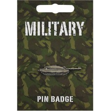 Challenger Tank Pin Badge - Pewter